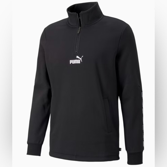 Puma Other - *NEW* PUMA Black Half-Zip Sweatshirt